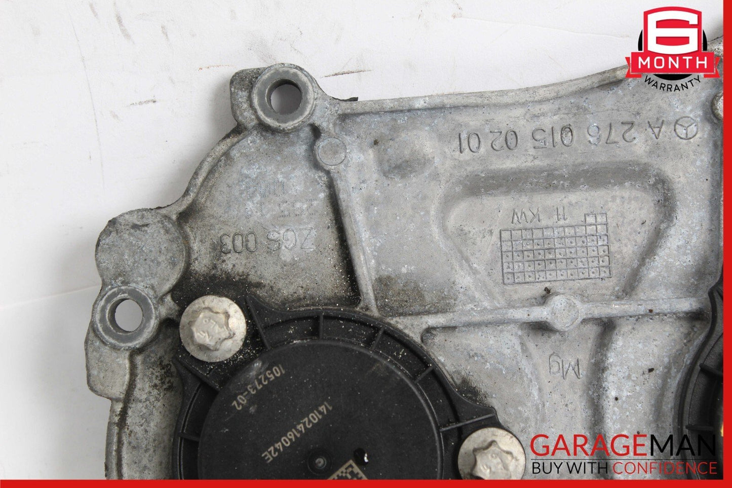 12-18 Mercedes W212 E350 E550 Front Left / Right Engine Timing Chain Cover Plate