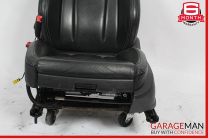09-17 Audi Q5 Front Left Side Complete Seat Cushion Cover Assembly Black