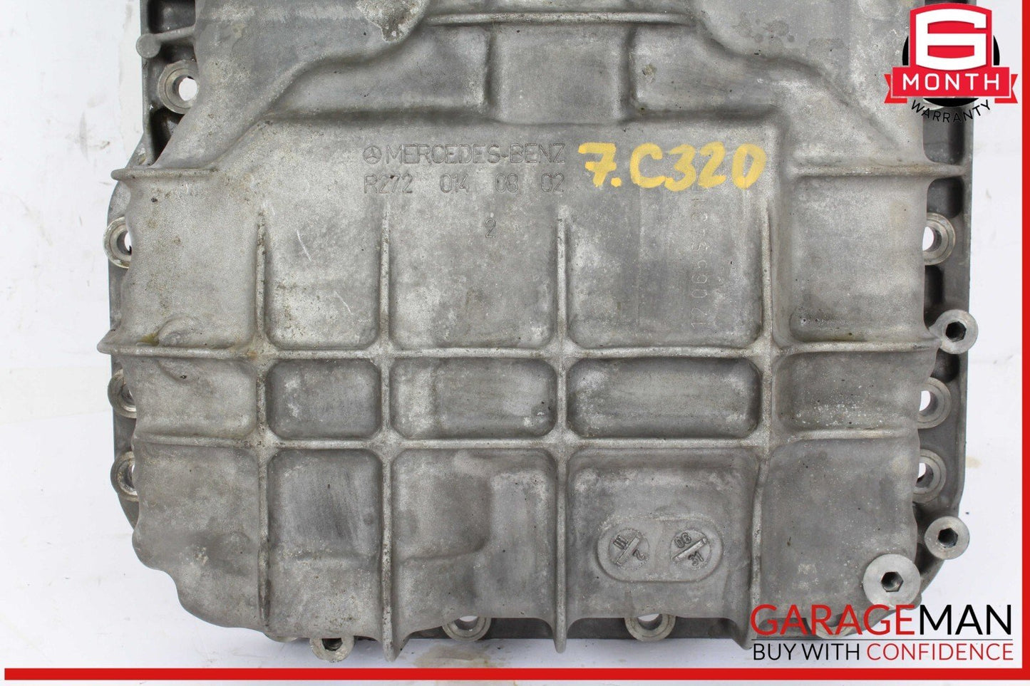 06-11 Mercedes W203 C230 Engine Upper Oil Sump Baffle Pan 2720142102 OEM