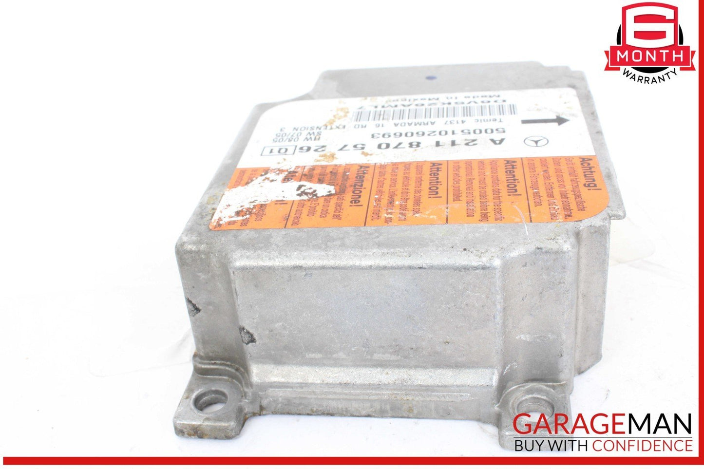 03-11 Mercedes W219 CLS500 Airbag Air Bag SRS Control Module 2118705726 OEM