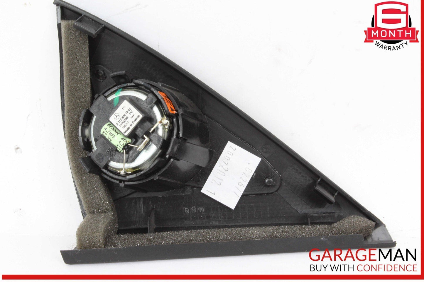 07-13 Mercedes W221 S550 Front Left Side Door Tweeter Speaker Cover Black OEM