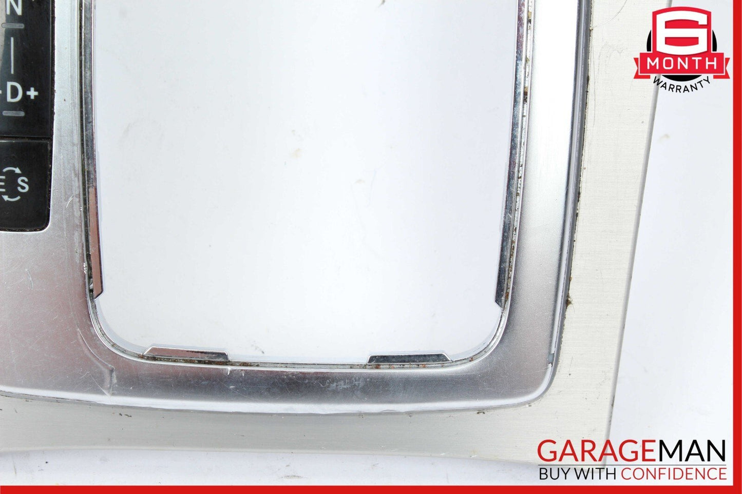 08-14 Mercedes W204 C350 C63 AMG Center Console Shifter Trim Cover Bezel Silver