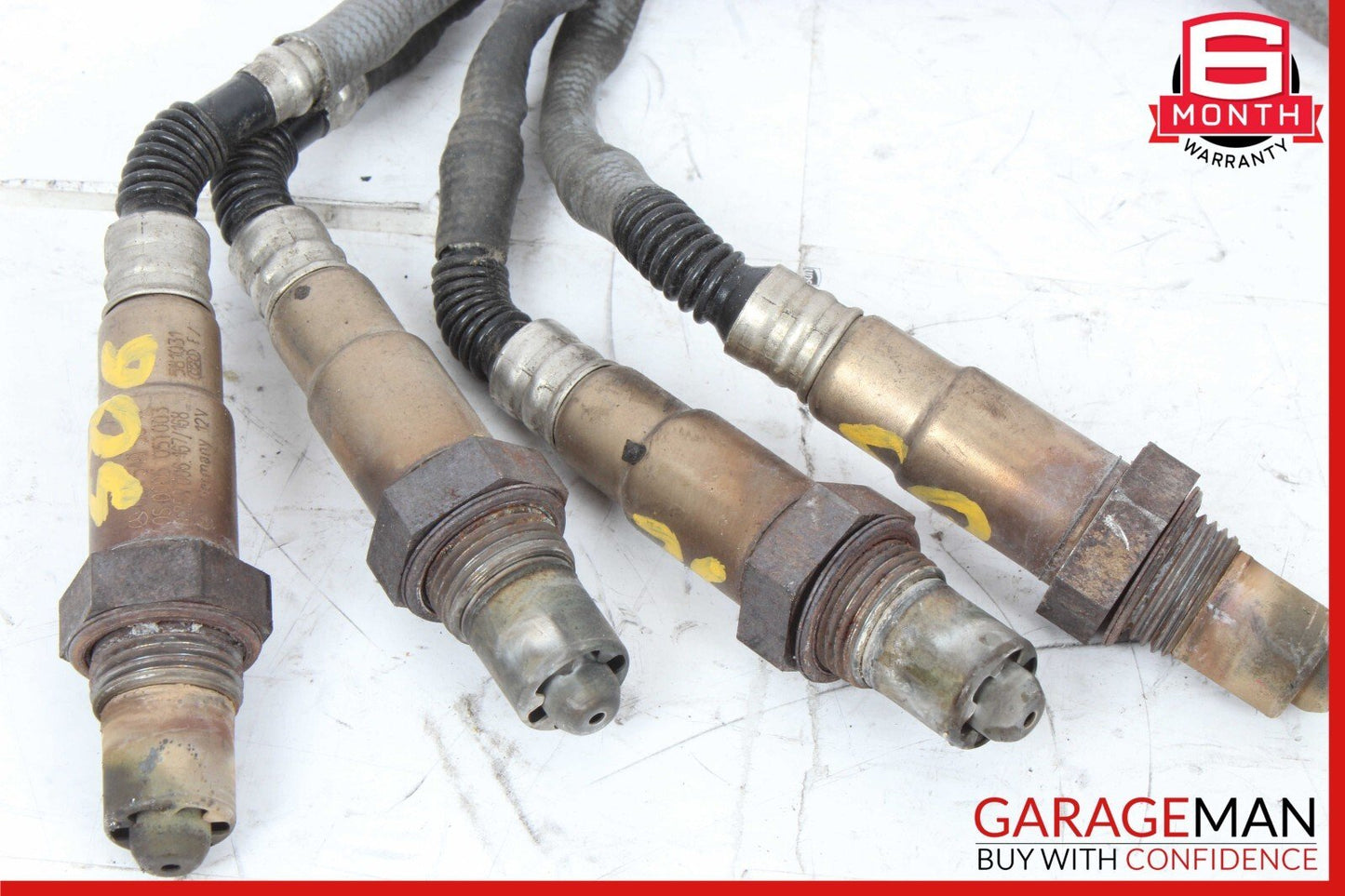 03-06 Mercedes R230 SL500 SL55 AMG Oxygen O2 Sensor Lambda Set of 4 Pc
