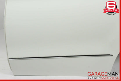 10-16 Mercedes W212 E500 Rear Left Driver Side Exterior Door Shell White OEM