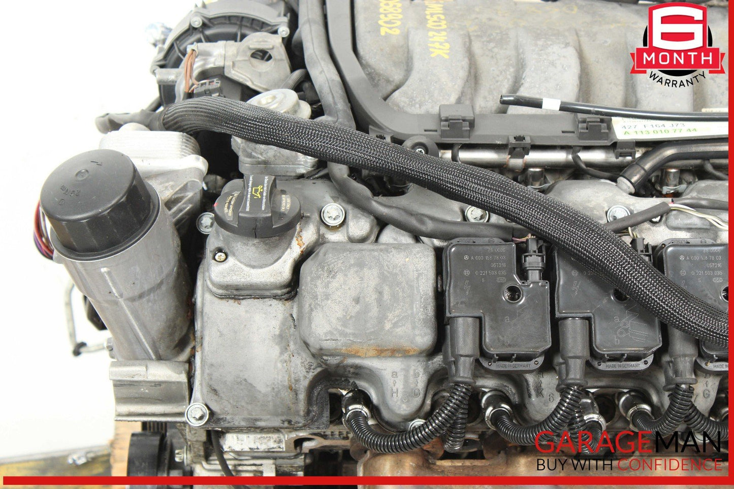 06-08 Mercedes W164 ML500 5.0L Complete Engine Motor Block Assembly OEM 247k