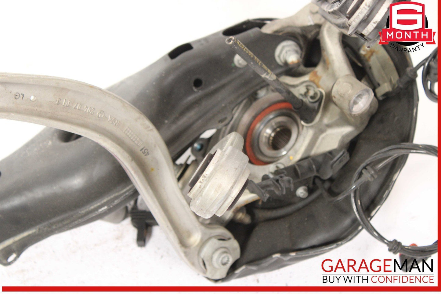 12-14 Mercedes W204 C250 Rear Left Side Spindle Knuckle Hub Assembly