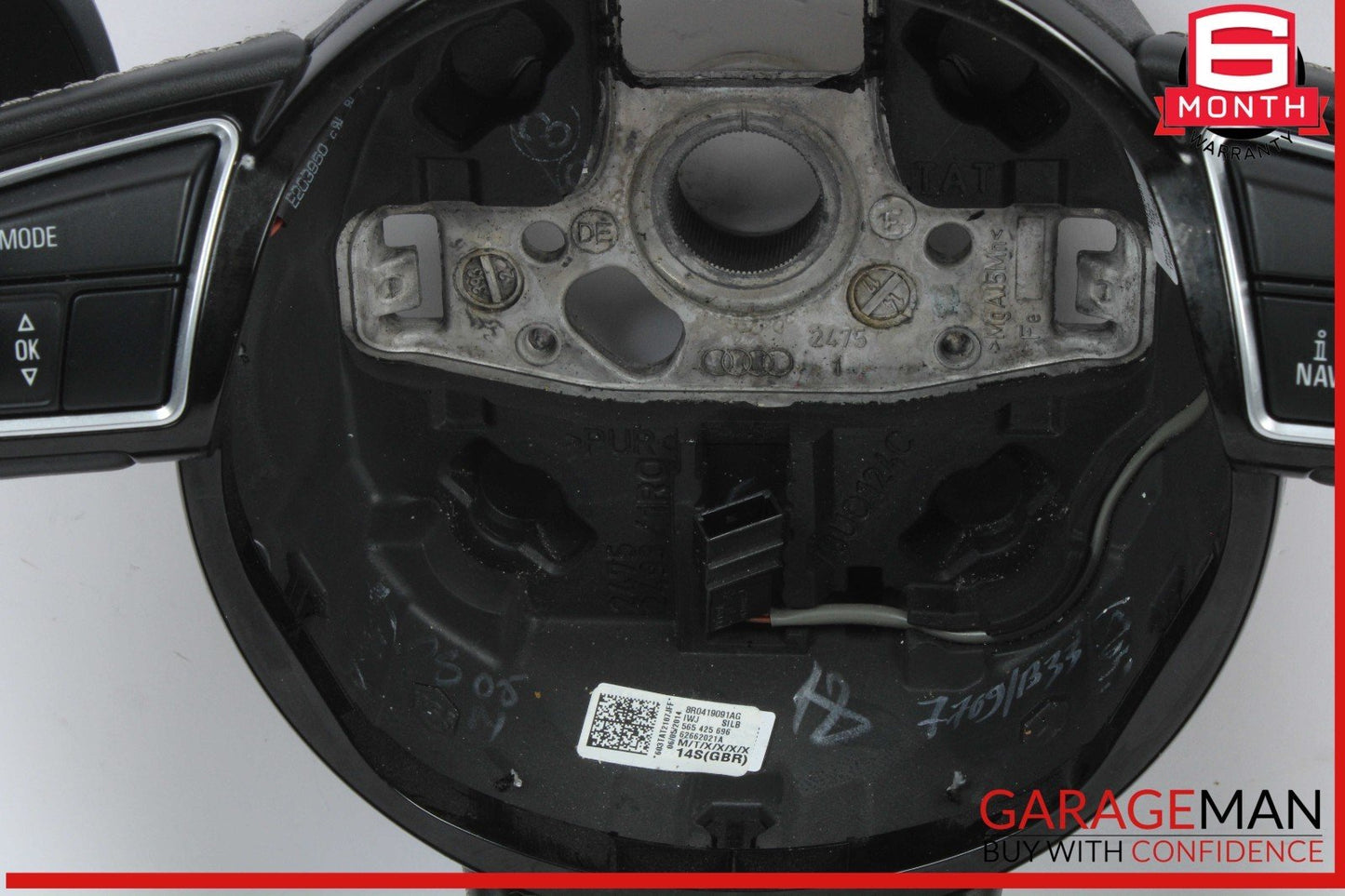 14-16 Audi SQ5 Q5 Front Left Driver Side Steering Wheel w/ Paddle Shifters OEM