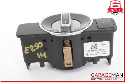 08-20 Mercedes W212 E250 CLS550 Headlight Fog Light Switch Control Module OEM