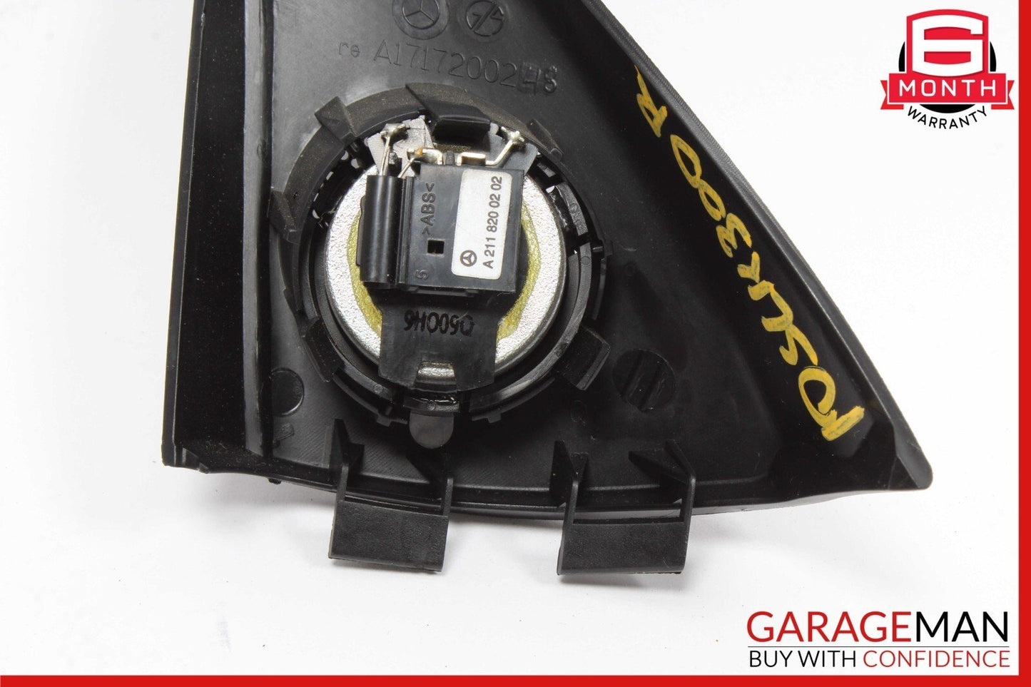 05-11 Mercedes R171 SLK300 SLK350 Front Right Side Door Tweeter Speaker Cover
