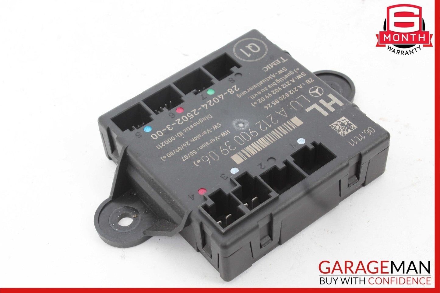 08-18 Mercedes E350 C250 C300 CLS400 Rear Left Side Door Control Module Unit