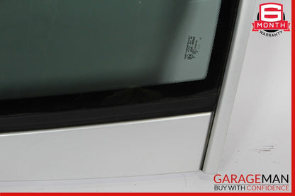 03-10 Porsche Cayenne 955 958 Rear Left Driver Door Quarter Window Glass Gray