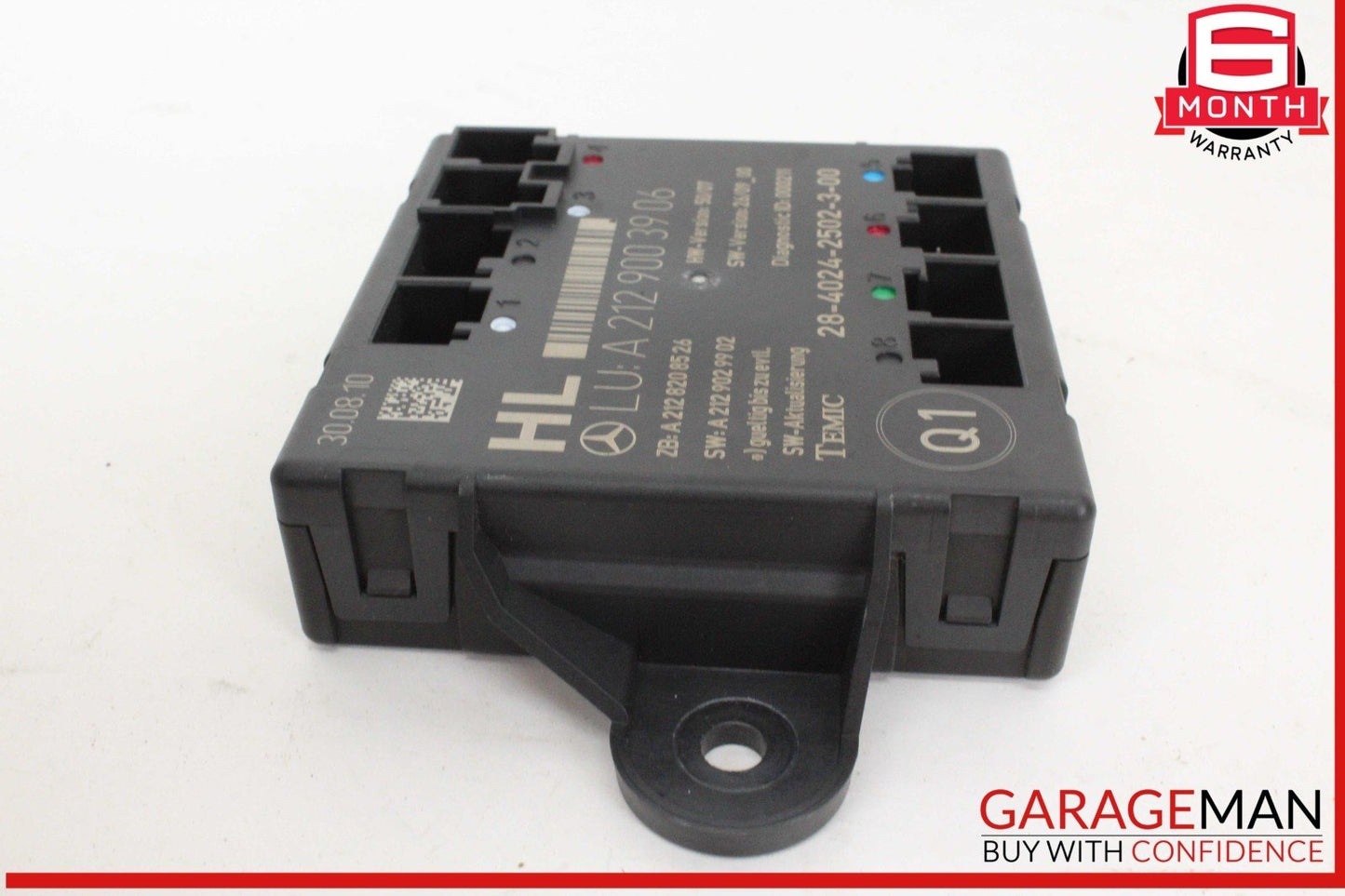 08-14 Mercedes W204 C300 Rear Left Driver Side Door Control Module Unit OEM