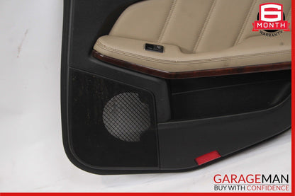 10-13 Mercedes W212 E350 E500 Rear Right Interior Door Panel Trim Assembly Beige