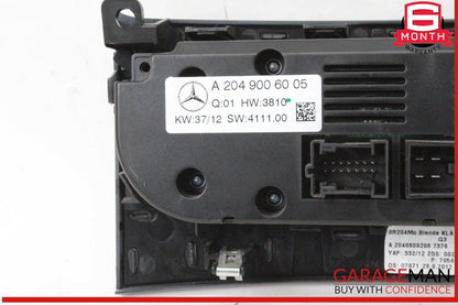 12-14 Mercedes W204 C250 CGI C300 AC A/C Heater Climate Control w/ Trim OEM