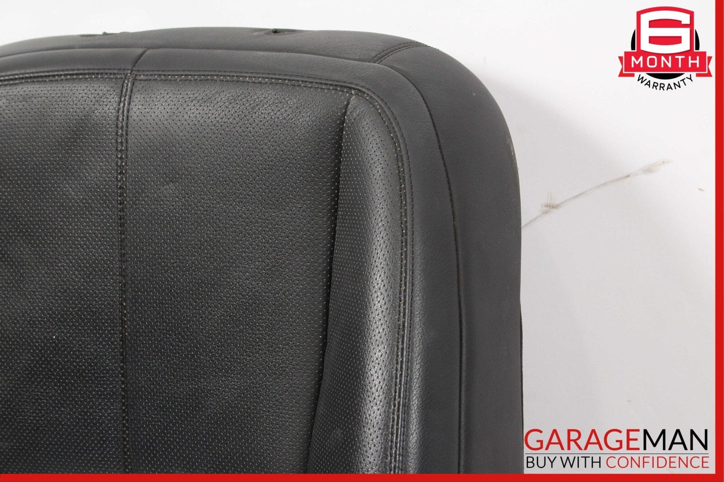 07-09 Mercedes W221 S450 S550 Front Left Side Top Upper Seat Cushion Cover Black