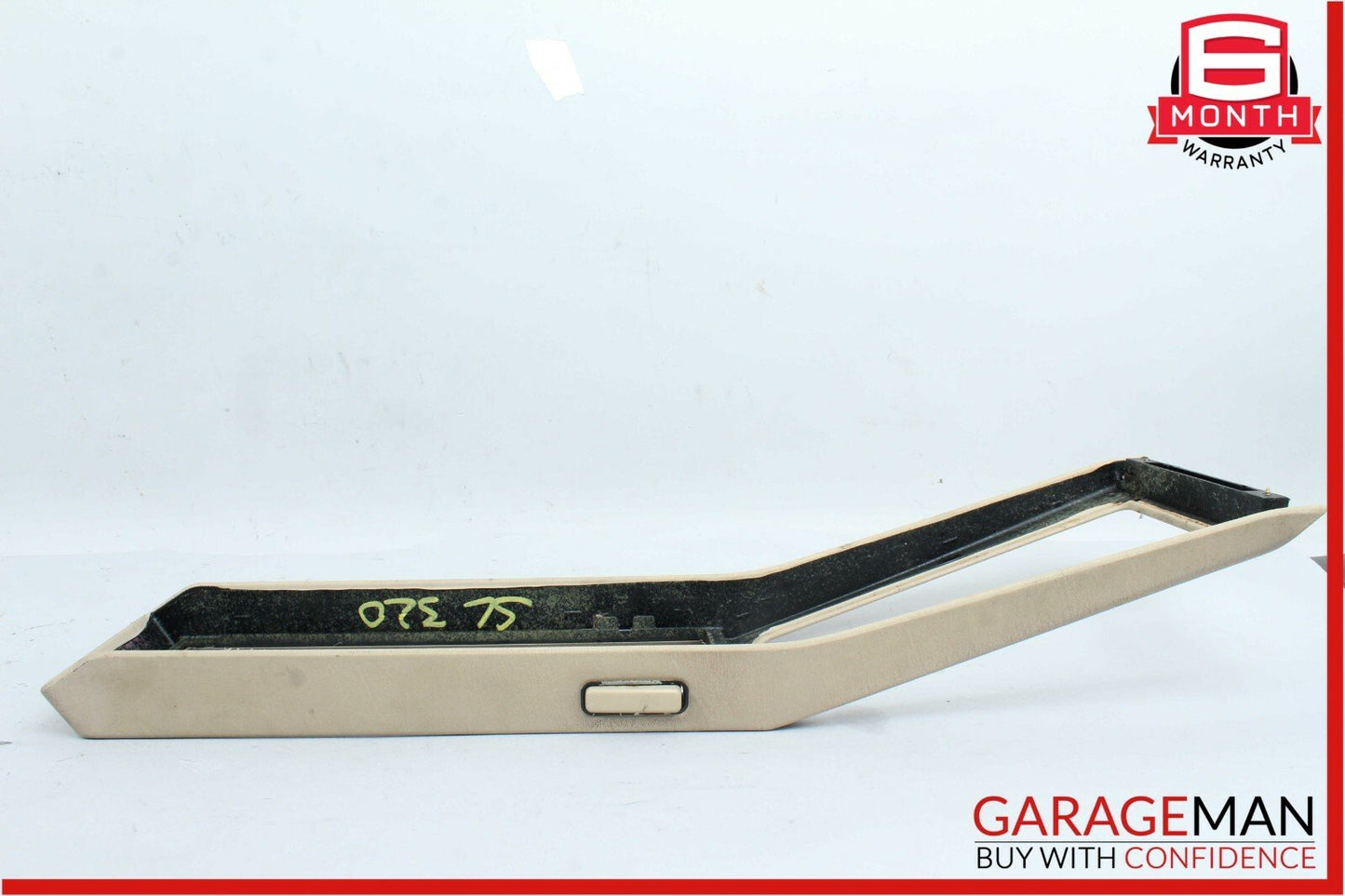 90-02 Mercedes R129 SL500 Upper Center Console Trim Beige OEM