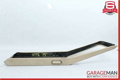 90-02 Mercedes R129 SL500 Upper Center Console Trim Beige OEM