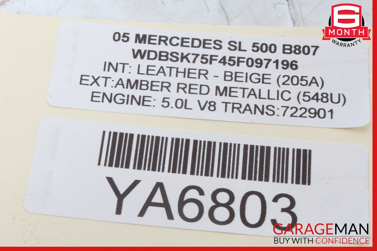 03-06 Mercedes R230 SL500 CL500 Keyless Go Entry Control Module 2305451232 OEM