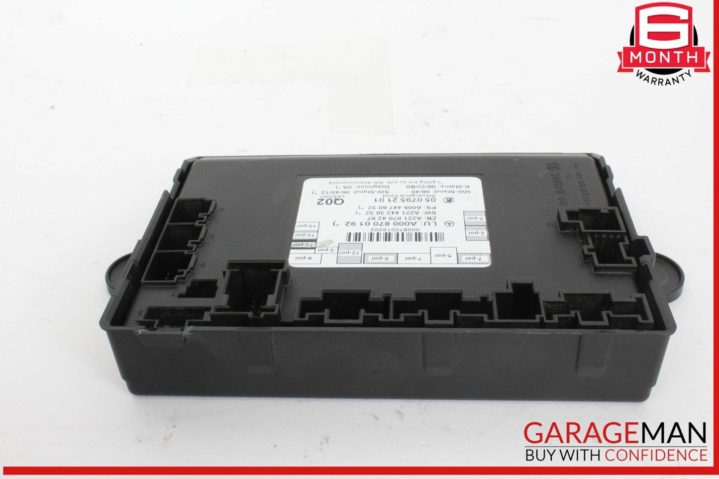07-13 Mercedes W221 S550 S400 Rear Right / Left Side Door Controller Module Unit