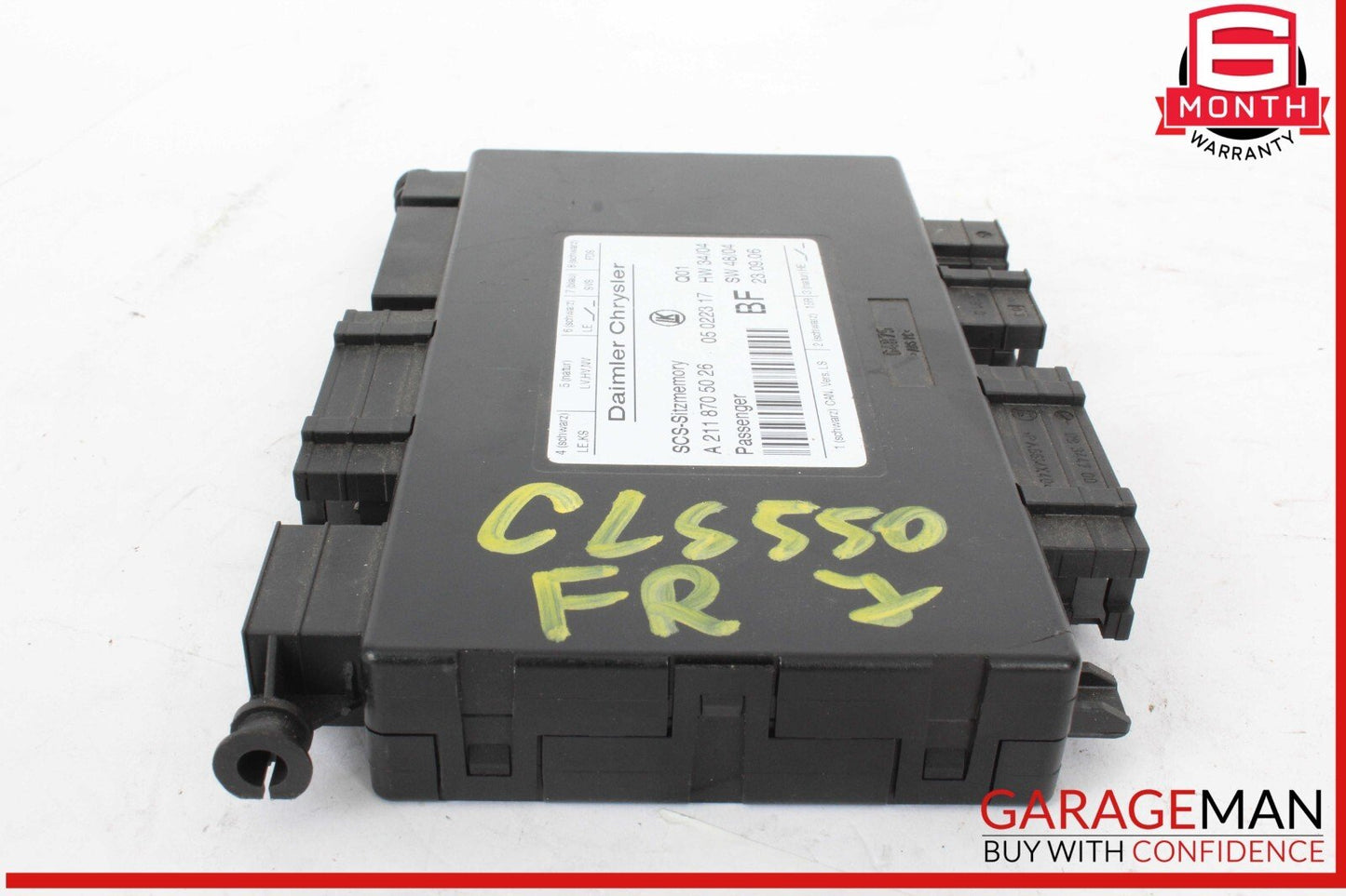 03-12 Mercedes W219 CLS550 ML350 Front Right Side Seat Control Module OEM