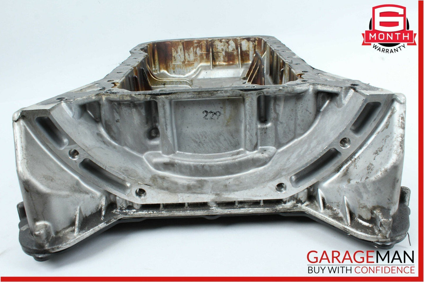 06-09 Mercedes W209 CLK350 E350 C350 Engine Upper Oil Sump Baffle Pan Assembly