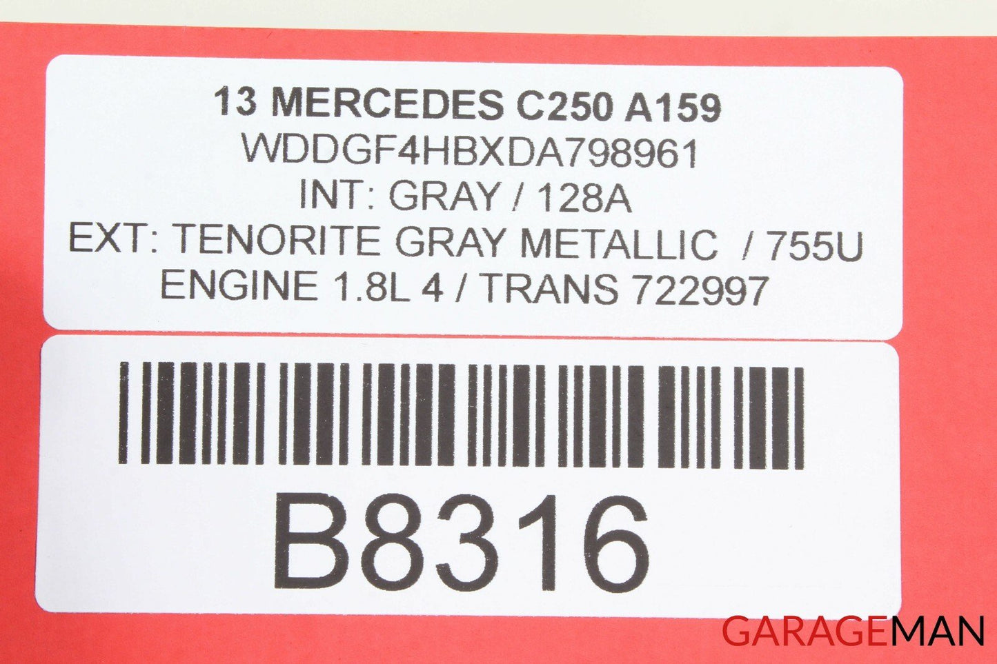 08-15 Mercedes W204 C250 Rear Left Driver Side Door Control Module Q1 OEM