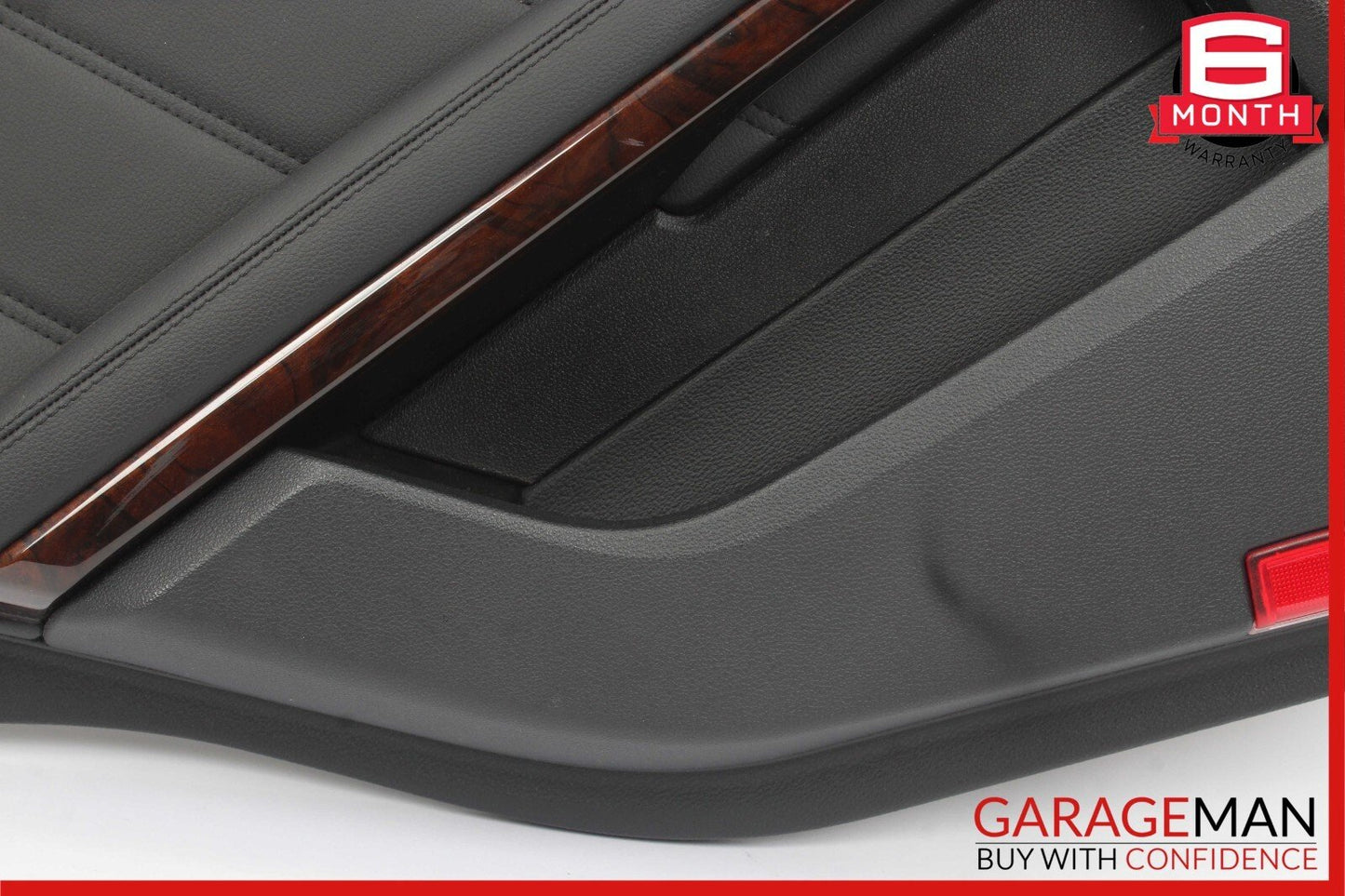 10-13 Mercedes W212 E350 E550 Rear Left Interior Door Panel Black OEM
