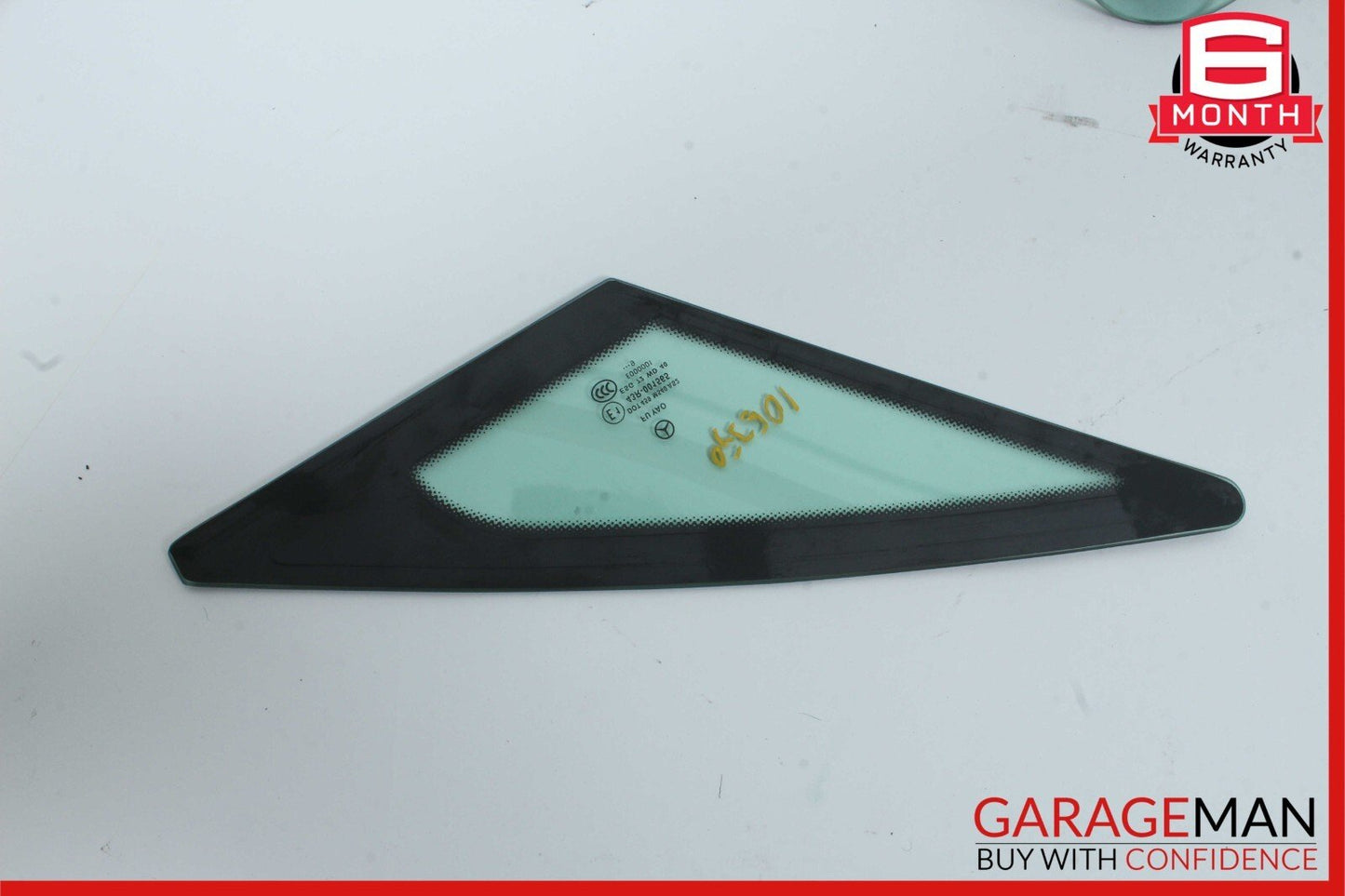 10-13 Mercedes W212 E350 E550 Coupe Rear Right Side Quarter Window Glass OEM