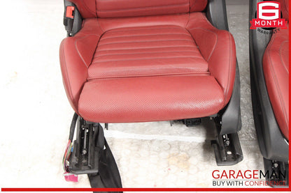 19-22 Mercedes W205 C300 Front & Rear Seats Seat Cushion Assembly Red OEM