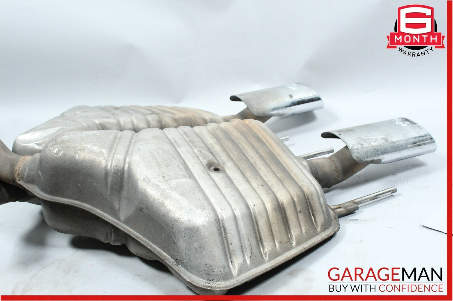 07-09 Mercedes W221 S450 S550 S600 AMG Sport Rear Exhaust Muffler Tips Set OEM
