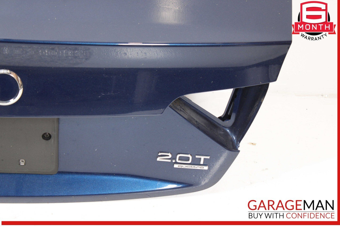10-17 Audi A5 S5 RS5 Rear Trunk Lid Deck Shell Panel Blue OEM
