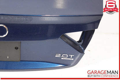 10-17 Audi A5 S5 RS5 Rear Trunk Lid Deck Shell Panel Blue OEM