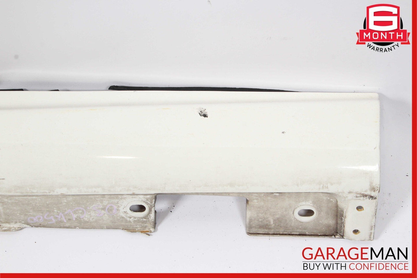 03-09 Mercedes W209 CLK500 Coupe Left Rocker Panel Molding Side Skirt White OEM