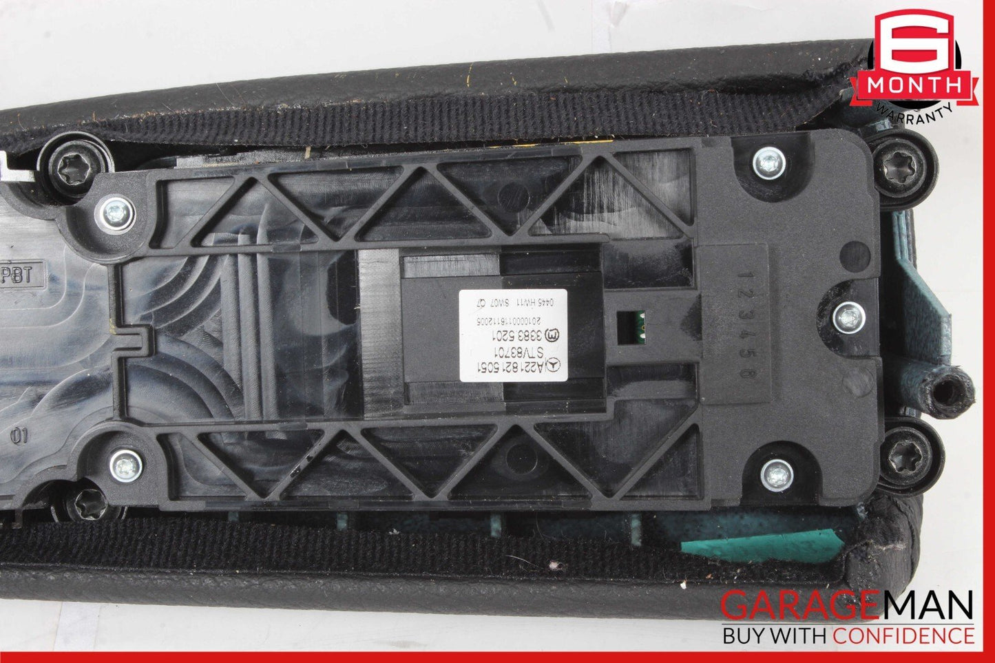 09-13 Mercedes W221 S400 S600 Front Left Side Window Control Switch Black OEM