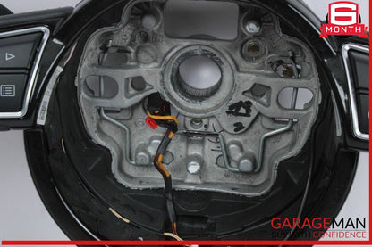16-18 Audi A7 A6 Front Left Driver Side Steering Wheel Black 4G0419091BF OEM