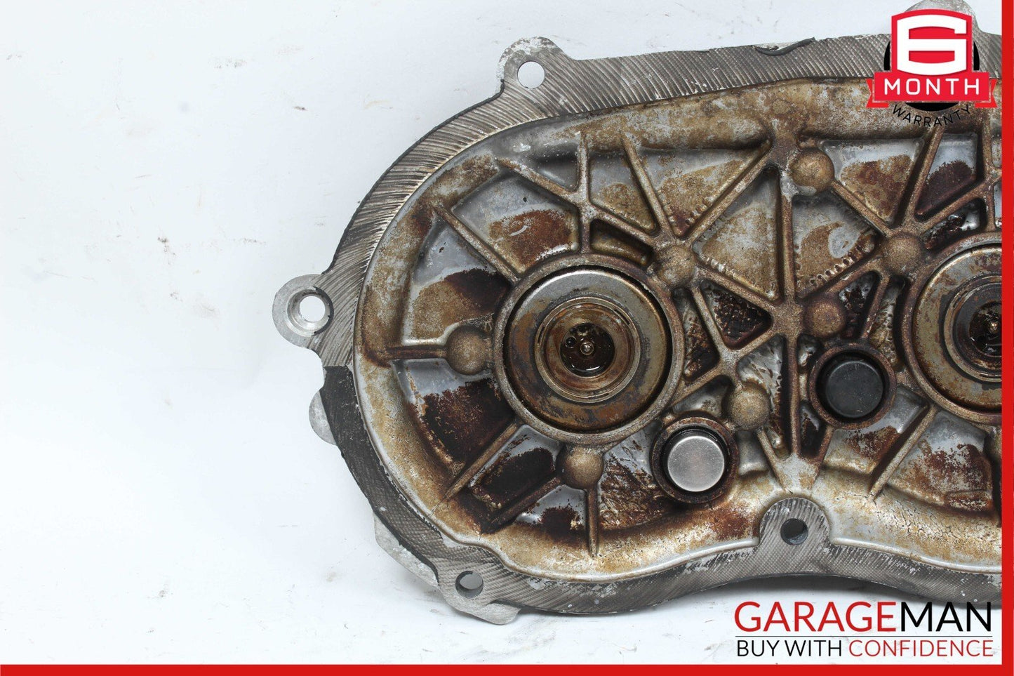 06-13 Mercedes W211 E350 S550 Front Right Engine Timing Chain Cover Plate OEM