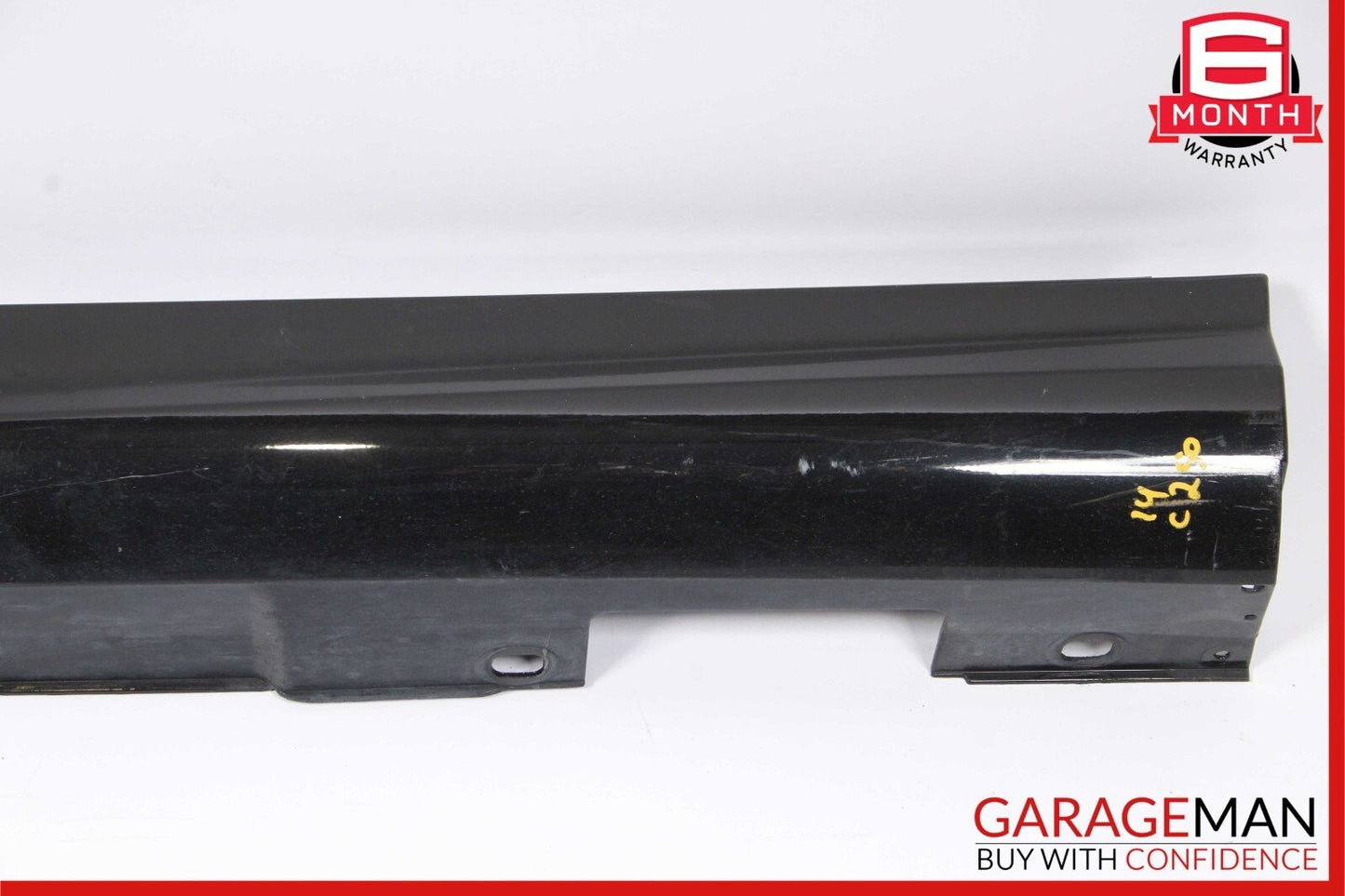 08-14 Mercedes W204 C280 C350 AMG Sport Sedan Left Side Skirt Rocker Panel Black