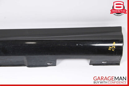 08-14 Mercedes W204 C280 C350 AMG Sport Sedan Left Side Skirt Rocker Panel Black