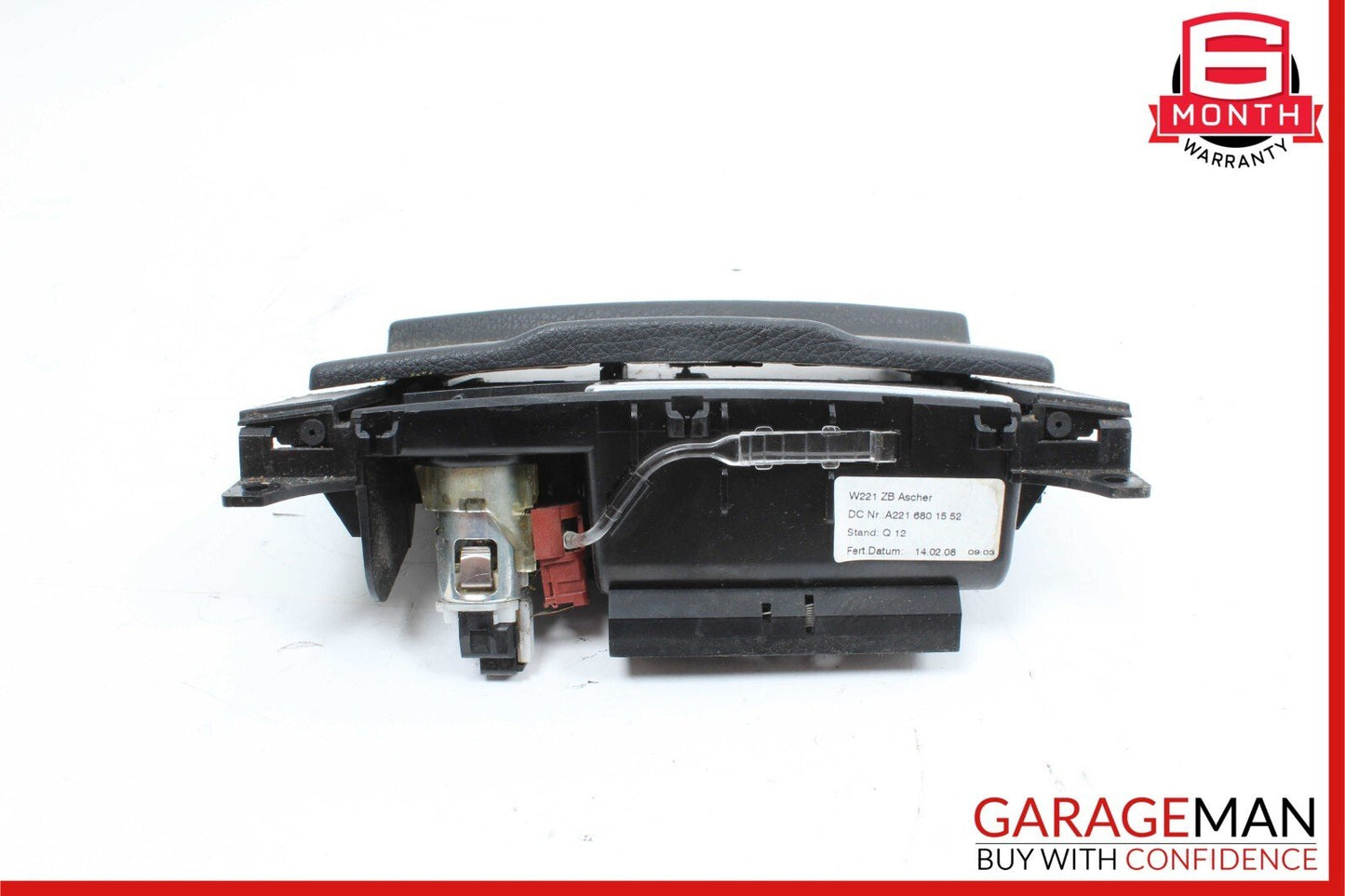 07-09 Mercedes W221 S550 Ash Tray Ashtray Lighter Compartment Trim Black OEM