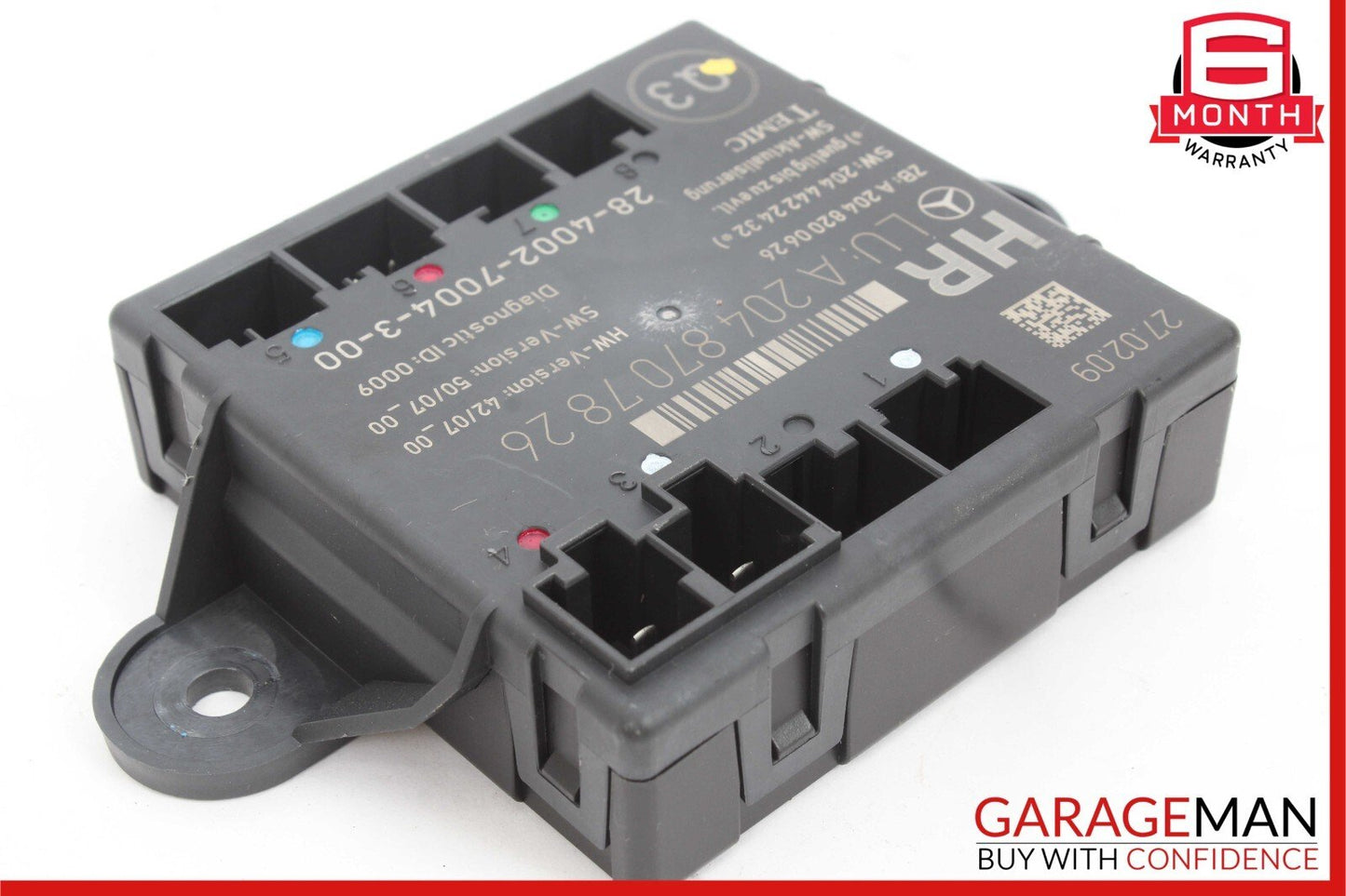 08-11 Mercedes W204 C300 C350 C63 AMG Rear Right Side Door Control Module Unit