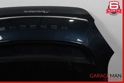 10-13 Porsche Panamera 970 Trunk Lid Liftgate Tailgate Hatch Shell Dark Black