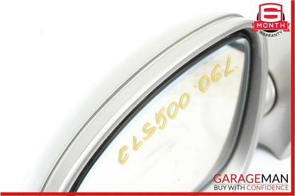 06-08 Mercedes W219 CLS500 CLS350 Front Left Side Mirror Door Rear View Silver