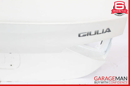 17-22 Alfa Romeo Giulia Trunk Lid Shell White OEM
