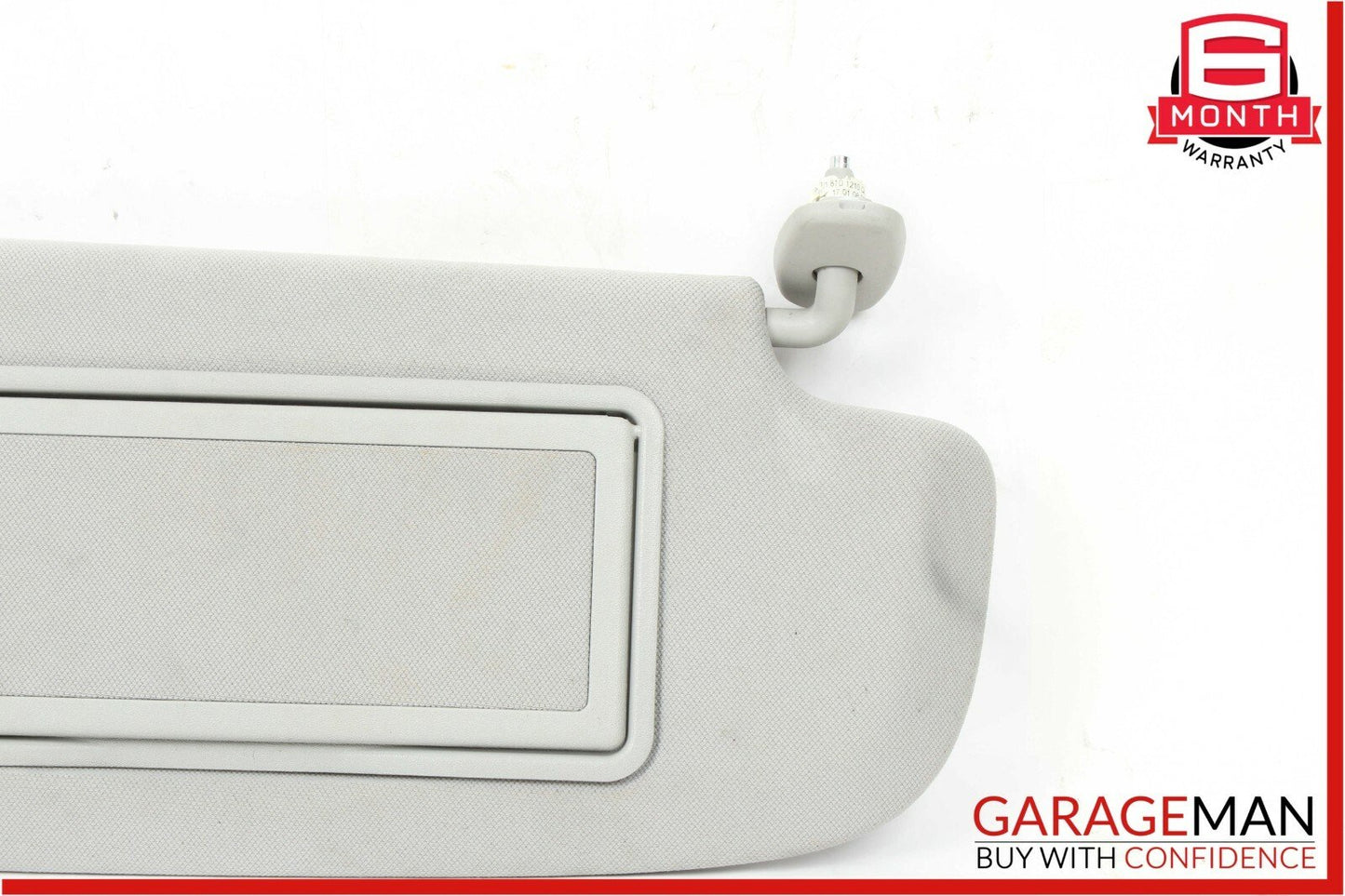 07-13 Mercedes CL600 S550 Front Right Sun Visor Sunvisor Shade Cover Suede Grey