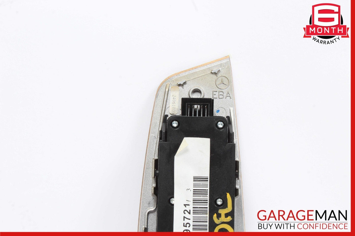 03-06 Mercedes W220 S600 Front Left Driver Side Master Window Switch Panel Wood