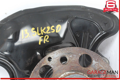 08-20 Mercedes R172 SLK250 Front Right Side Spindle Knuckle Wheel Hub OEM