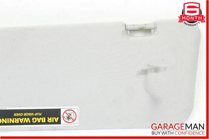 06-11 Mercedes W219 CLS500 Front Right Side Sunvisor Sun Visor Shade Suede Gray
