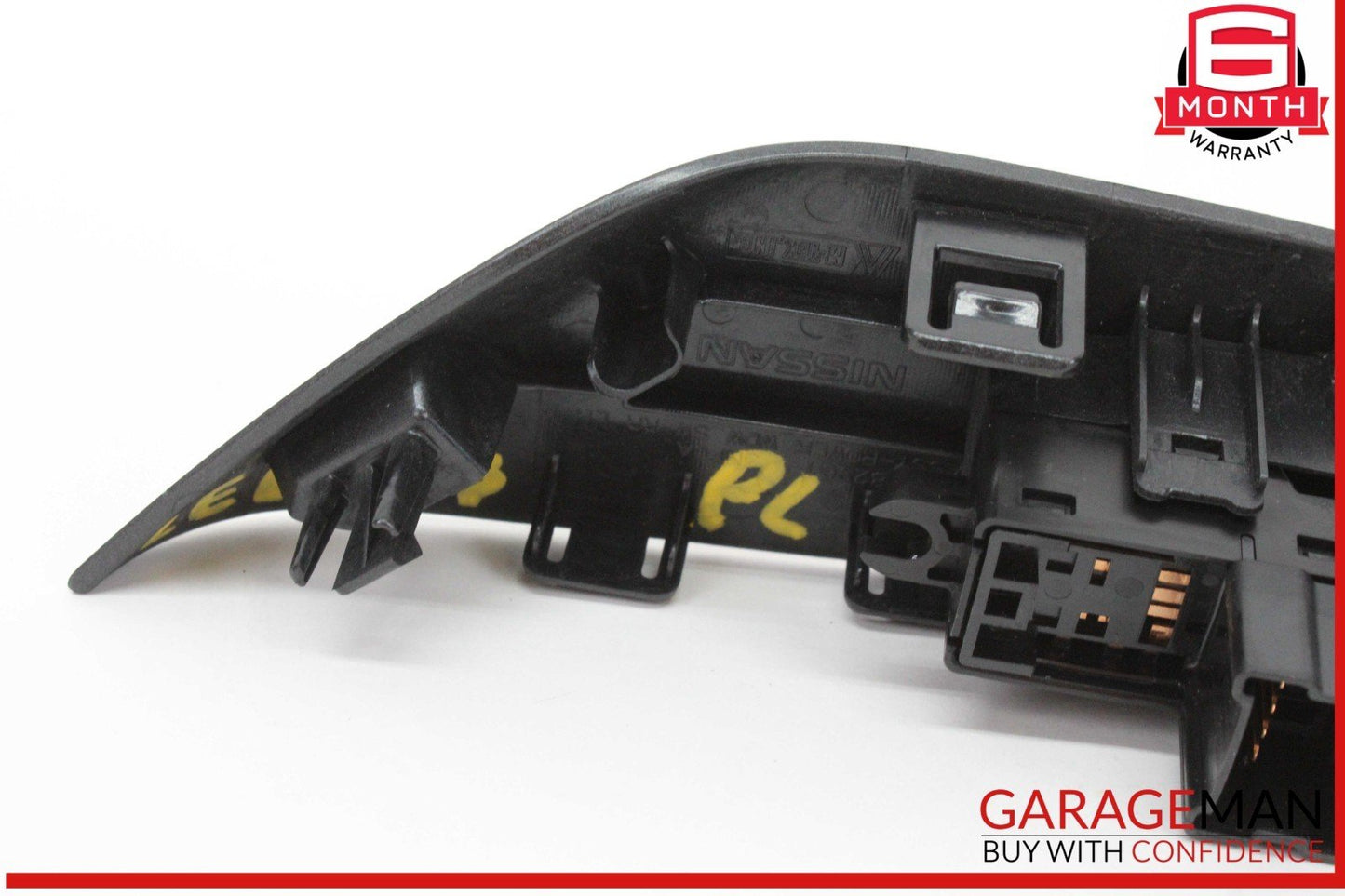 18-24 Nissan Leaf Rear Left Driver Side Window Control Switch w/ Trim OEM