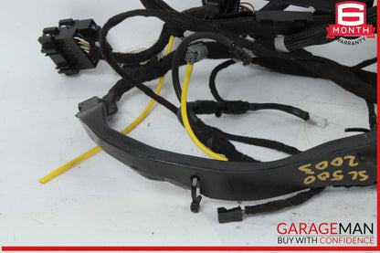03-06 Mercedes R230 SL500 SL55 AMG Rear Trunk Lid Cable Wire Wiring Harness OEM