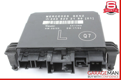 01-07 Mercedes W203 C230 C320 C55 AMG Rear Left Side Door Controller Module Unit